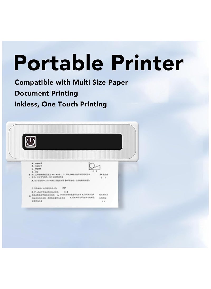 Bluetooth Thermal Printer Type C Portable Wireless Thermal Mobile Printer