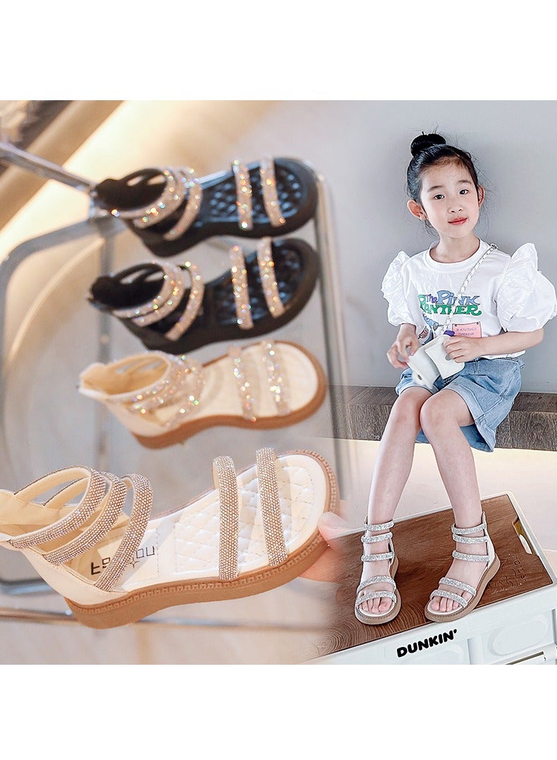 Girls' Comfortable  Soft Sole Single Shoes And Small Leather Shoes