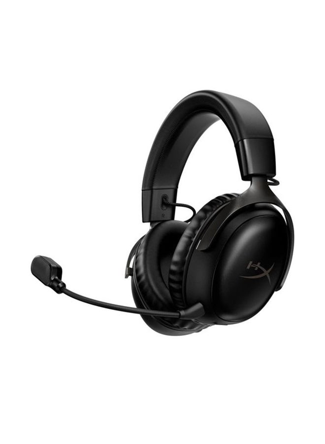 Cloud III Wireless Gaming Headset, PC, PS5, Xbox Series X|S, Angled 53mm Drivers, DTS, Memory Foam, Durable Frame, Ultra-Clear 10mm Mic, USB-C, USB-A With 3.5mm