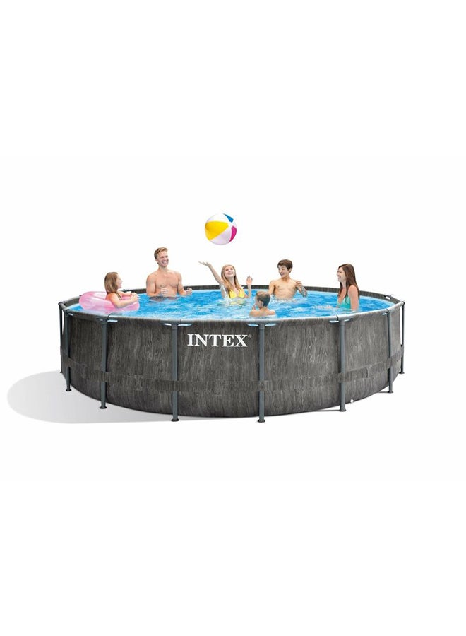 Prism Frame Round Swimming Pool 457x122cm