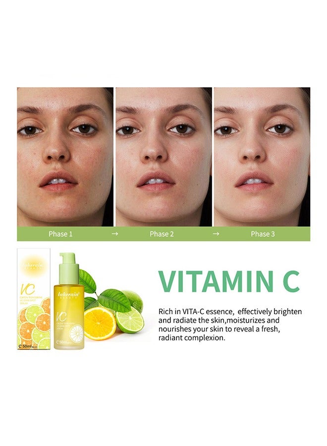 Green Tangerine VC Dark Spot Serum,Help Fade Sun Spots and Dark Spot,For Face & Neck and Eye Care Organic Anti-Aging Serum,Niacinamide And Arbutin Serum, For Whiten Remove Yellowing and Brighten skin