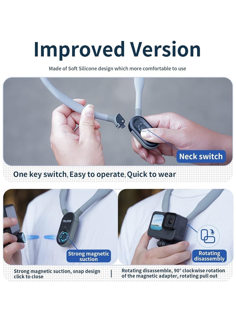 Magnetic Neck Mount for Phones Hand Free Phone Neck Holder