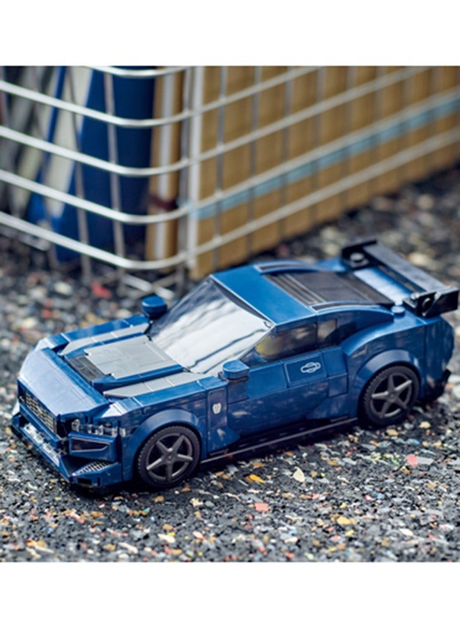Speed Champions Ford Mustang Dark Horse Sports Car Toy Vehicle for 9 Plus Year Old Boys & Girls, Buildable Model Set with Driver Minifigure, Kids' Bedroom Decoration, Birthday Gift Idea 76920 (344 pieces)