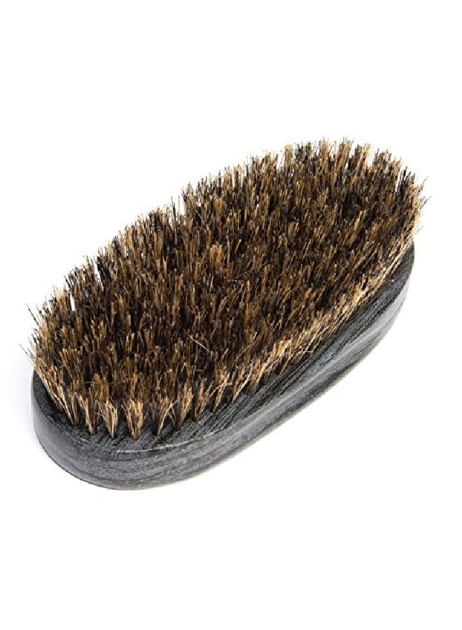 Original Military Brush With 100% Boar Bristles For Men Medium Bristles For Medium To Coarse Hair Use For Smoothing, Styling, Wave Styles, Soft On Scalp, Dbb105