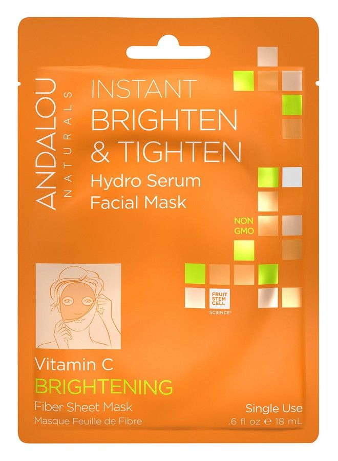 Instant Brighten & Tighten Hydro Serum Facial Mask 0.6 Fluid Ounce