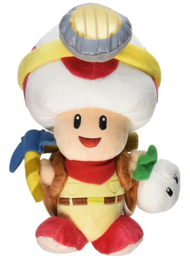 Super Mario Bros. Captain Toad Standing Pose Stuffed Plush, 9