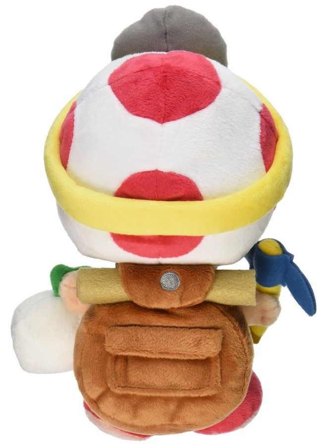 Super Mario Bros. Captain Toad Standing Pose Stuffed Plush, 9