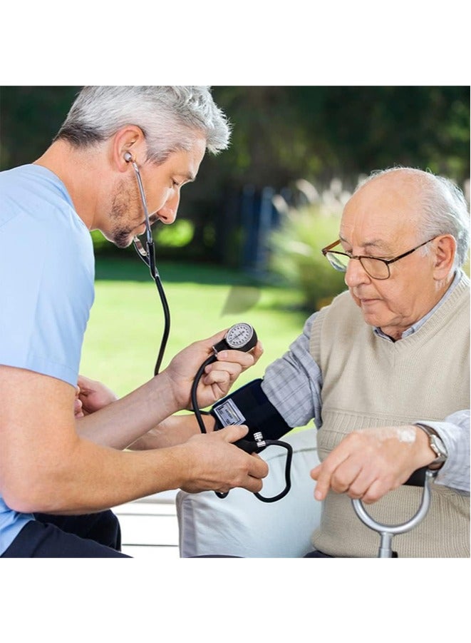 Manual Blood Pressure Monitor Stethoscope Kit with Cuff, Sphygmomanometer and Stethoscope