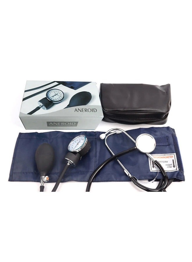 Manual Blood Pressure Monitor Stethoscope Kit with Cuff, Sphygmomanometer and Stethoscope