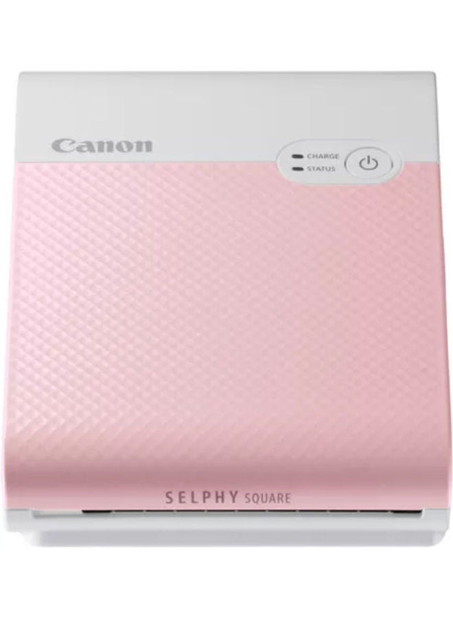 SELPHY SQUARE QX10 Portable Colour Photo Wireless Printer Pink