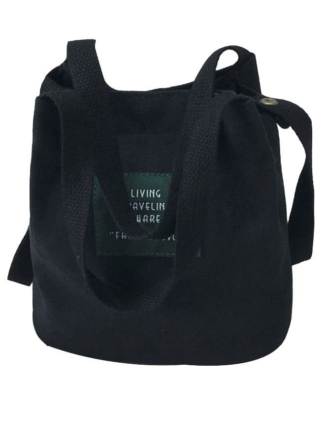 Preppy Style Travel Tote Black