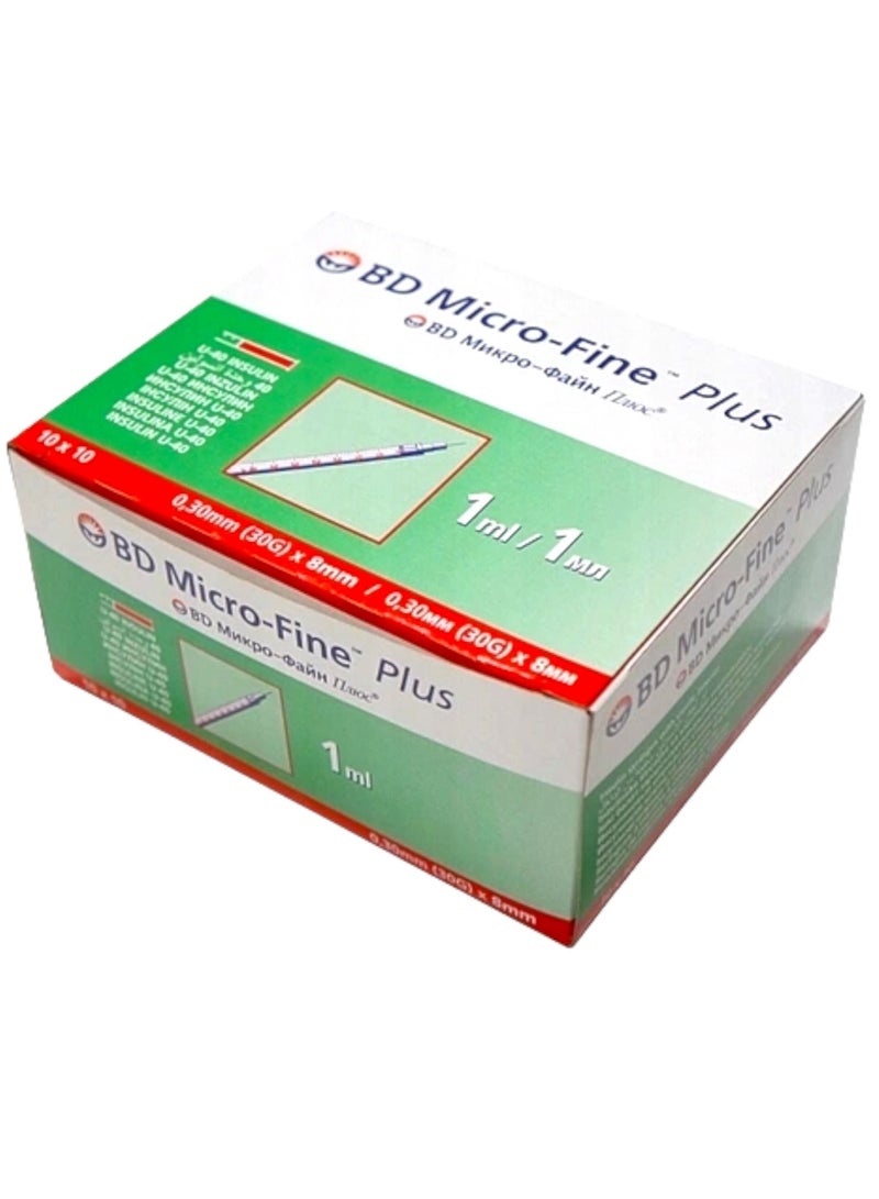 Micro Fine Plus Insulin Syringe 1 Ml 100's