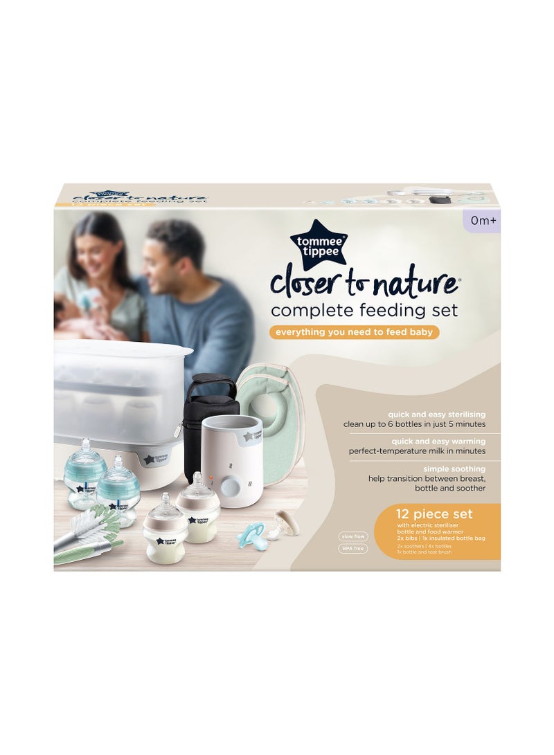 Tommee Tippee Closer to Nature   Complete Feeding Kit - White