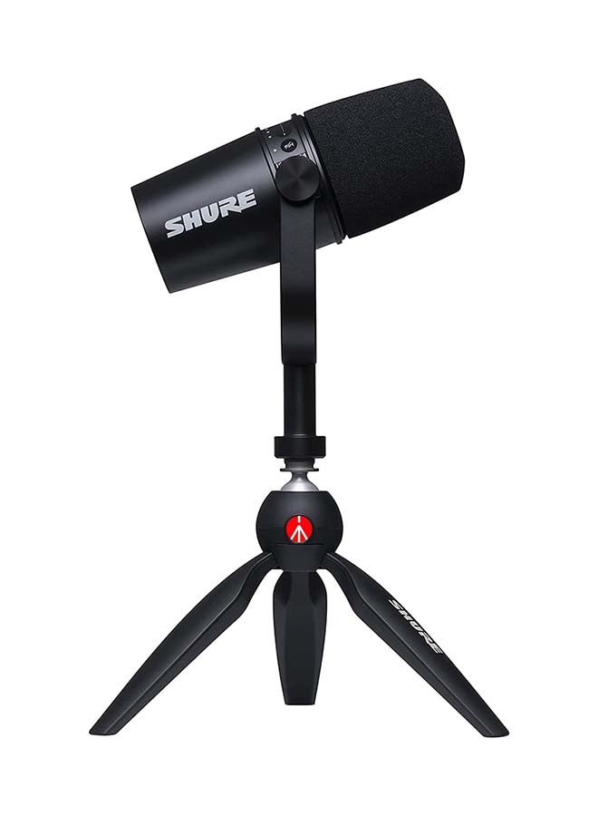 USB Microphone With Tripod MV7-K-BNDL Black