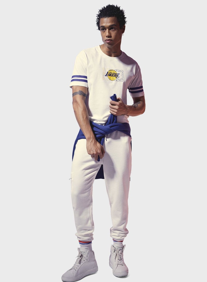 Defactofit Nba Los Angeles Lakers Standard Fit T-S