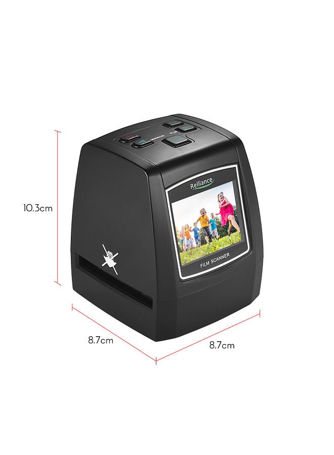 Film Scanner, High-Resolution, 14MP/22MP Film Slide Scanner, Convert 35mm 135mm 126mm 110mm 8mm Color Monochrome Slide Film Negative into Digital Picture, with 2.4 Inch LCD Display