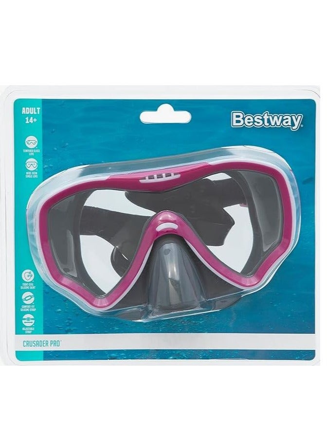 Bestway Crusader Pro Swim Mask - 1 Piece Only, Assorted/Color May Vary