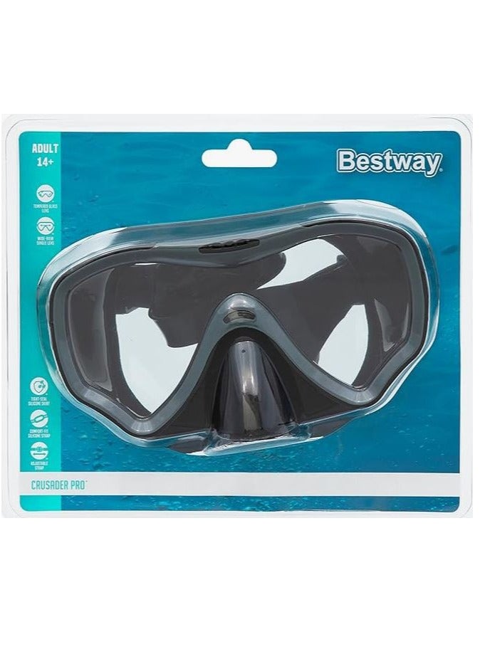 Bestway Crusader Pro Swim Mask - 1 Piece Only, Assorted/Color May Vary