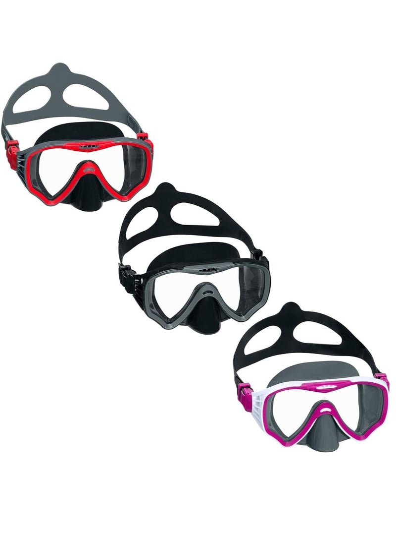 Bestway Crusader Pro Swim Mask - 1 Piece Only, Assorted/Color May Vary