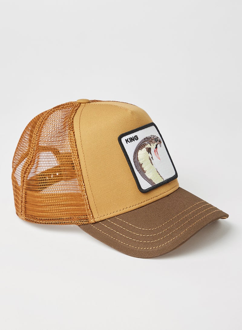 King Cobra Patch Cap Brown