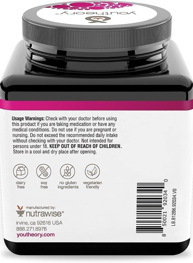 Vitamin B12 B6, Daily Energy and Brain Support Supplement, Vegetarian Capsules, 60 ct