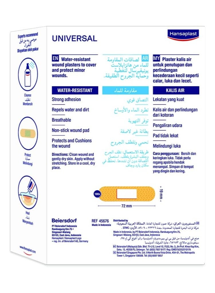 Hansaplast Universal 100pcs