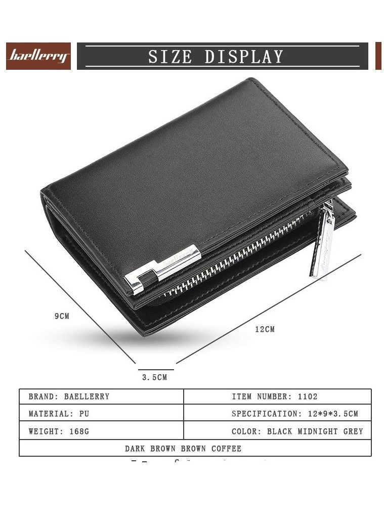 Full Grain Leather RFID Wallet  A Stylish and Practical Gift for Father's Day