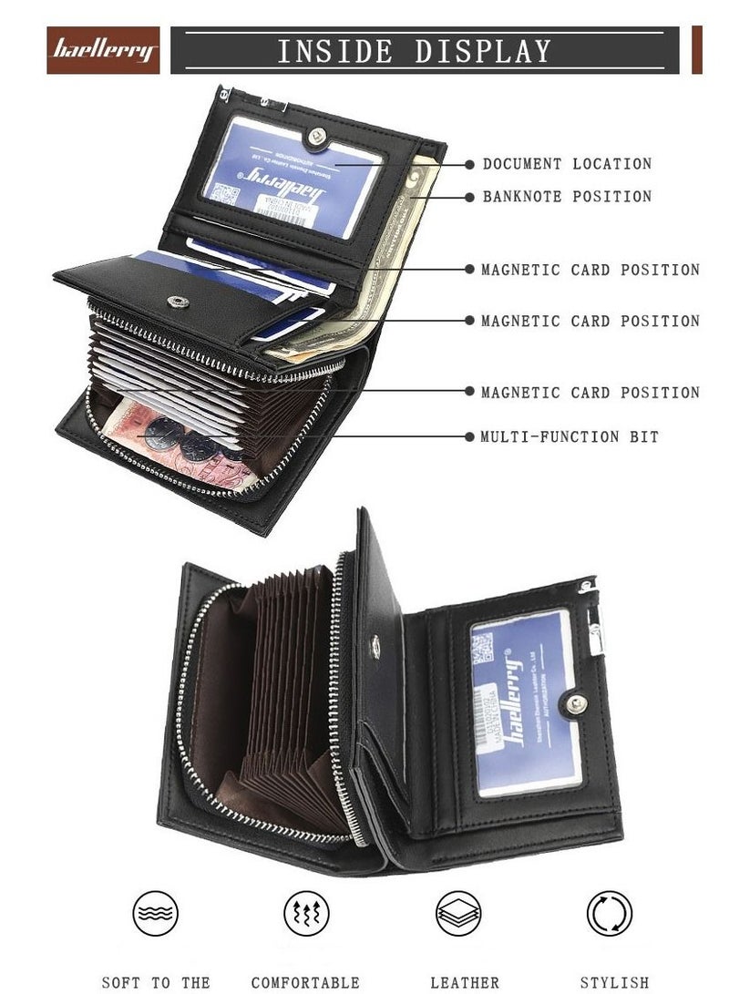 Full Grain Leather RFID Wallet  A Stylish and Practical Gift for Father's Day