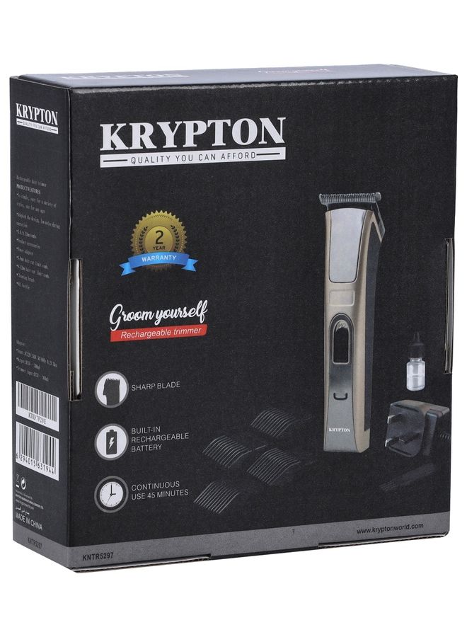 Rechargeable Hair Trimmer Golden