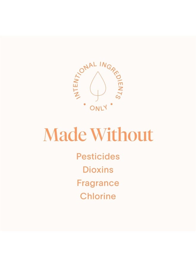 Organic Applicator Tampon Multipack | 12 Light, 12 Regular, 12 Super Absorbency | 100% Organic Cotton, Unscented, BPA-Free Compact Applicator | Leak Protection, Easy Insertion | 36 Total