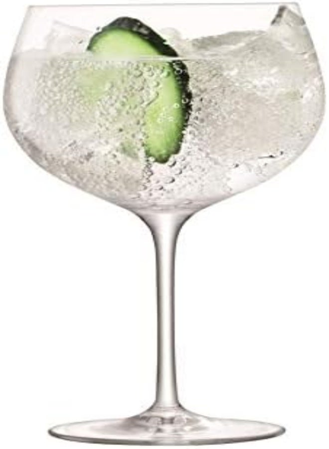 Lsa International Balloon Gin Balloon Glass 680 Ml Clear, Set Of 4, Dishwasher Safe, Bl03