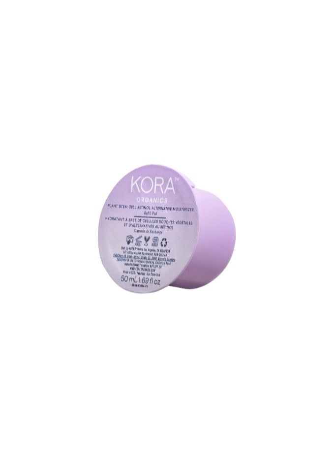 KORA ORGANICS PLANT STEM CELL RETINOL ALTERNATIVE MOISTURIZER REFILL POD 50ML