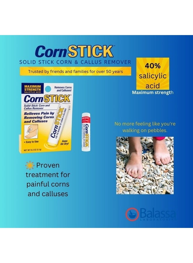 Maximum Strength Salicylic Acid Solid-Stick Corn and Callus Remover 0.2 Oz
