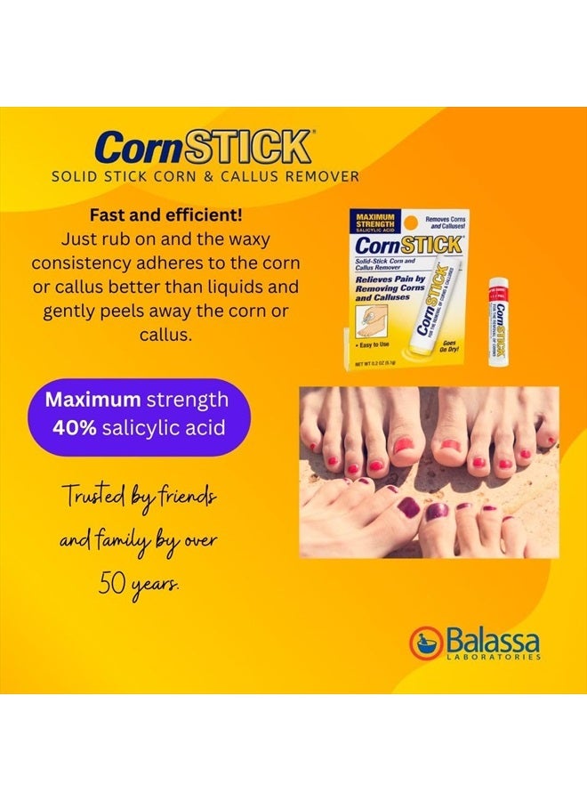 Maximum Strength Salicylic Acid Solid-Stick Corn and Callus Remover 0.2 Oz
