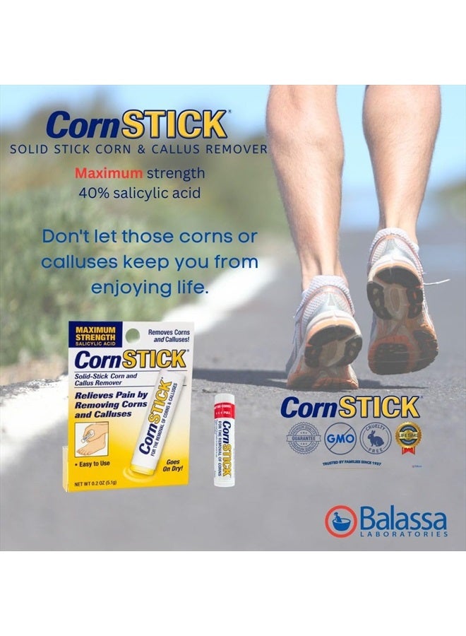 Maximum Strength Salicylic Acid Solid-Stick Corn and Callus Remover 0.2 Oz