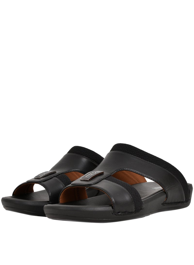 Mens Textured Strap Arabic Sandals