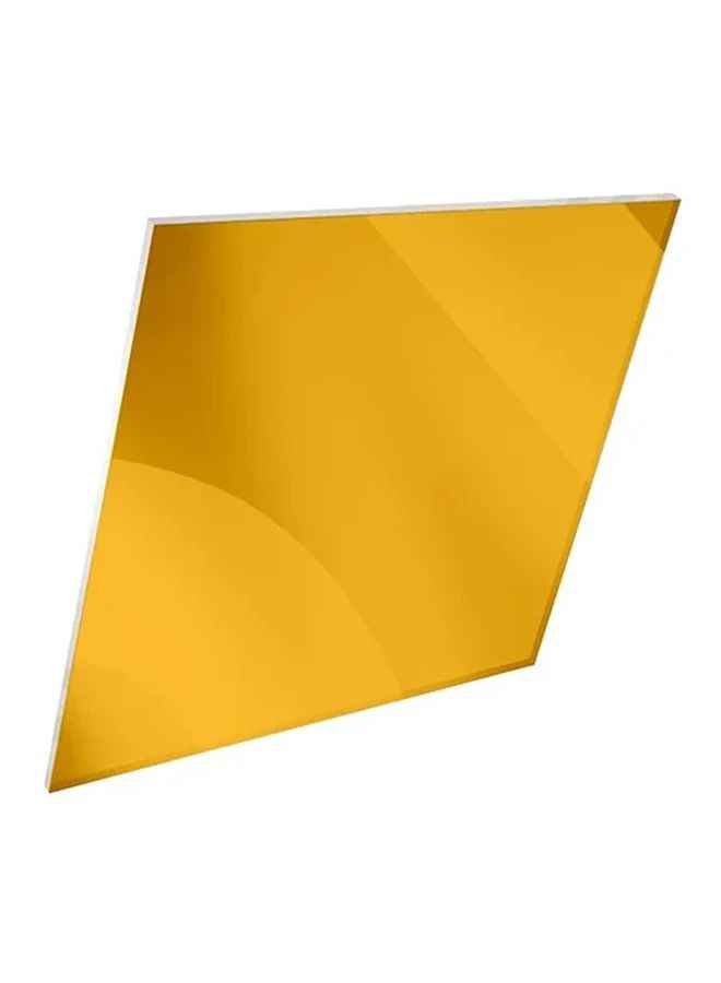LAMSIT IBDAA Acrylic Sheet 3mm Thick Pack of 2 Rectangle Golden Mirror