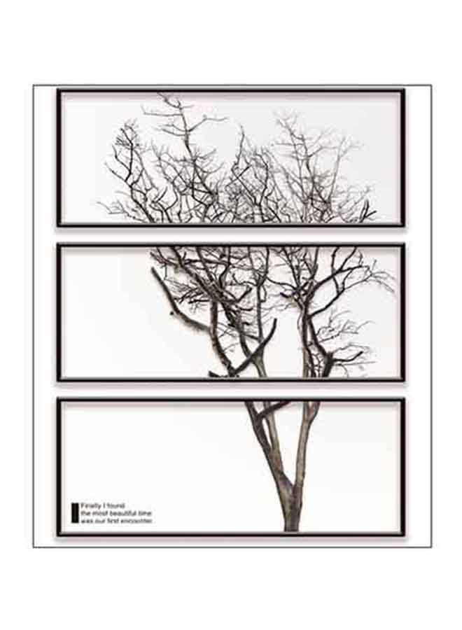 Tree Pattern Creative Vintage Style Wall Decoration Black 60x91centimeter