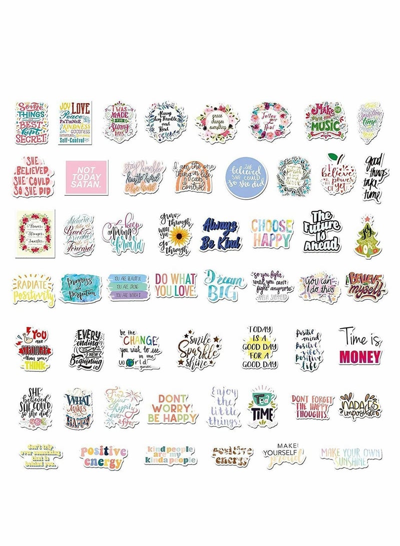 200Pcs Inspirational Words Stickers Pack, Motivational Quote for Teens and Adults,Vinyl Decals Water Bottles Laptop Phone Case