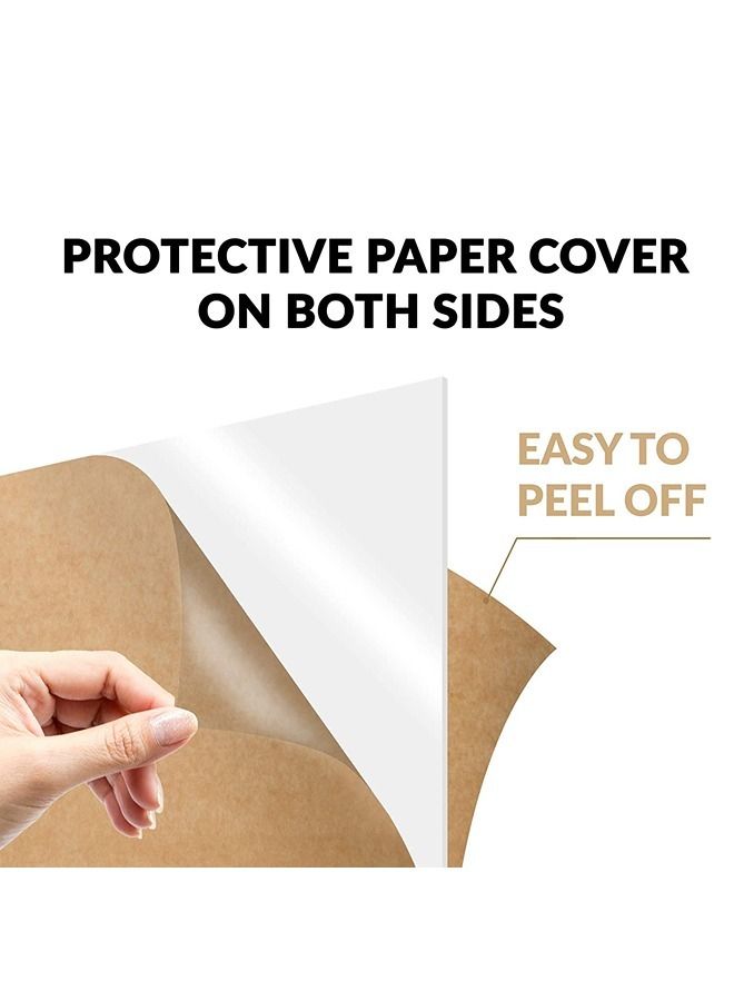 LAMSIT IBDAA Acrylic Sheet 3mm Thick Pack of 2 Rectangle White