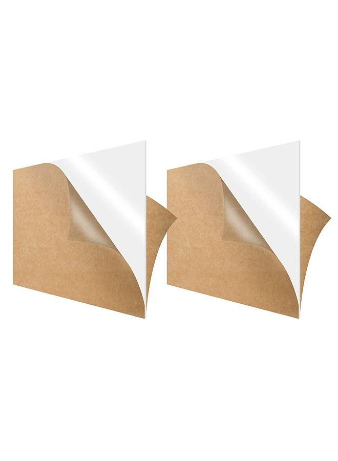 LAMSIT IBDAA Acrylic Sheet 3mm Thick Pack of 2 Rectangle White