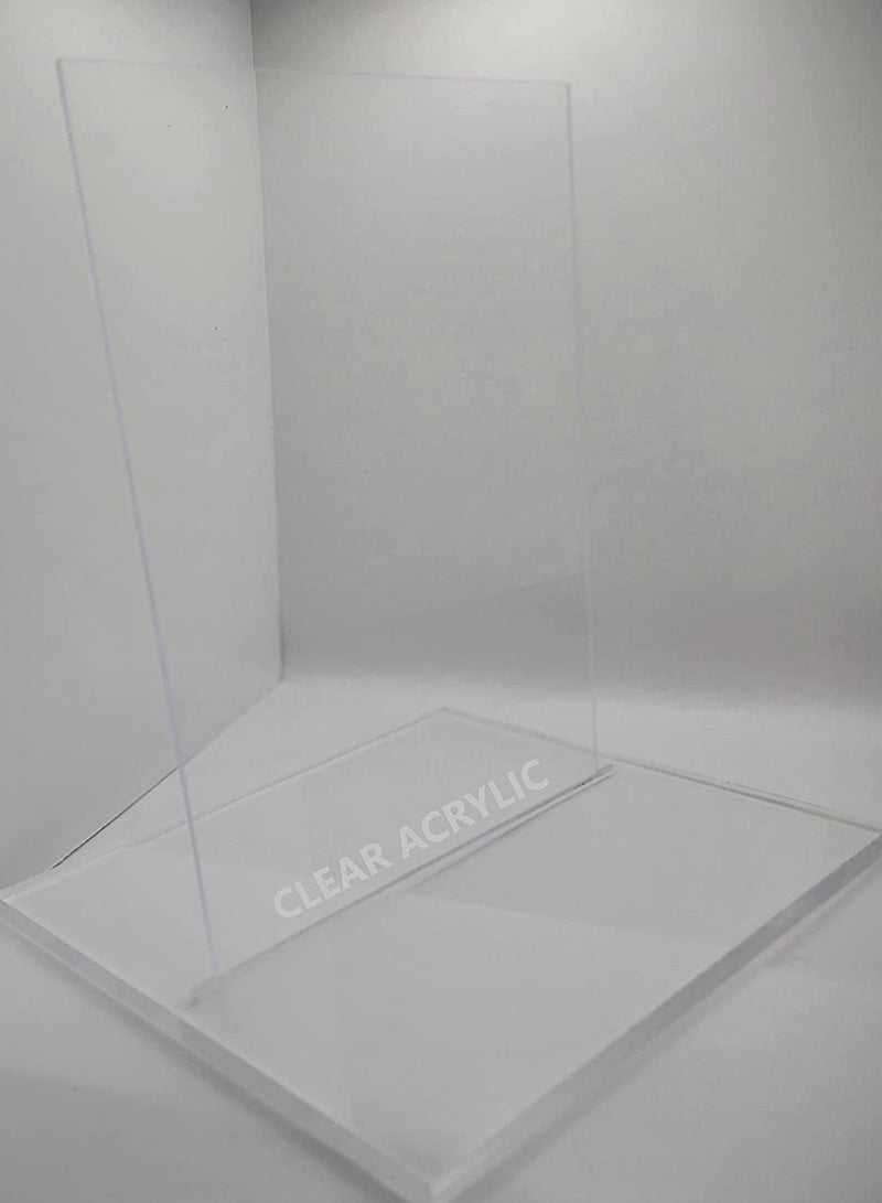 DLS Clear Acrylic Sheet (Pack of 2) 3mm 12