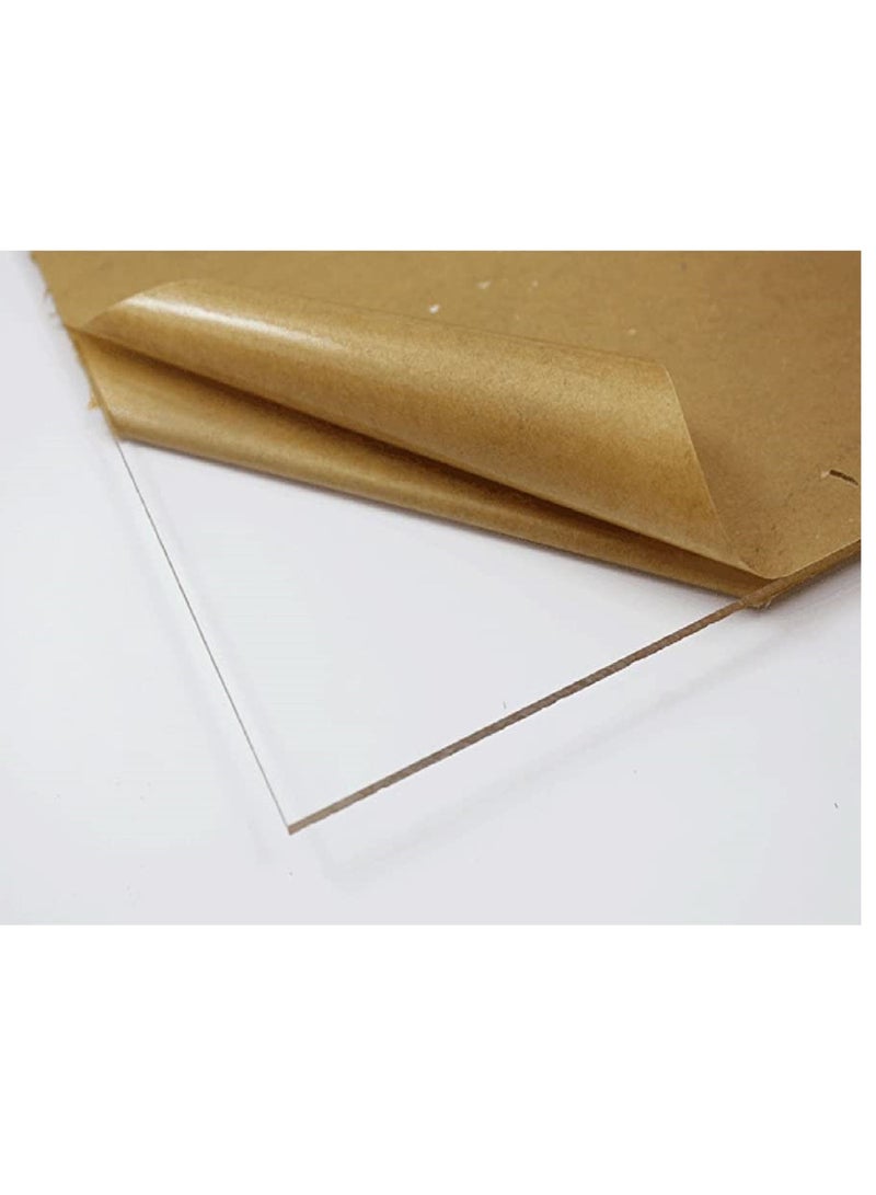 DLS Clear Acrylic Sheet (Pack of 2) 3mm 12