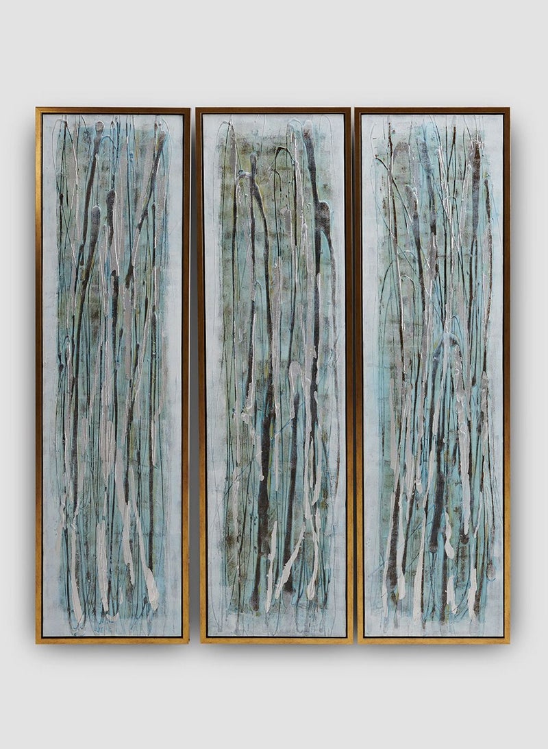 Arden Set Of 3 Oil Painting, Hand Painted