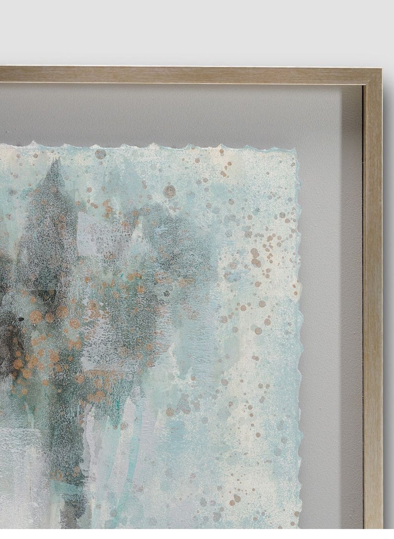 Petrichor Hand Painted Painting With Frame