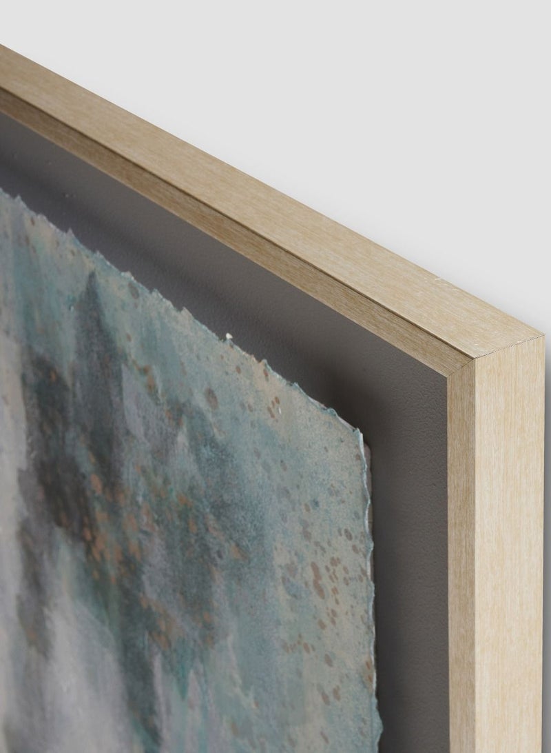 Petrichor Hand Painted Painting With Frame