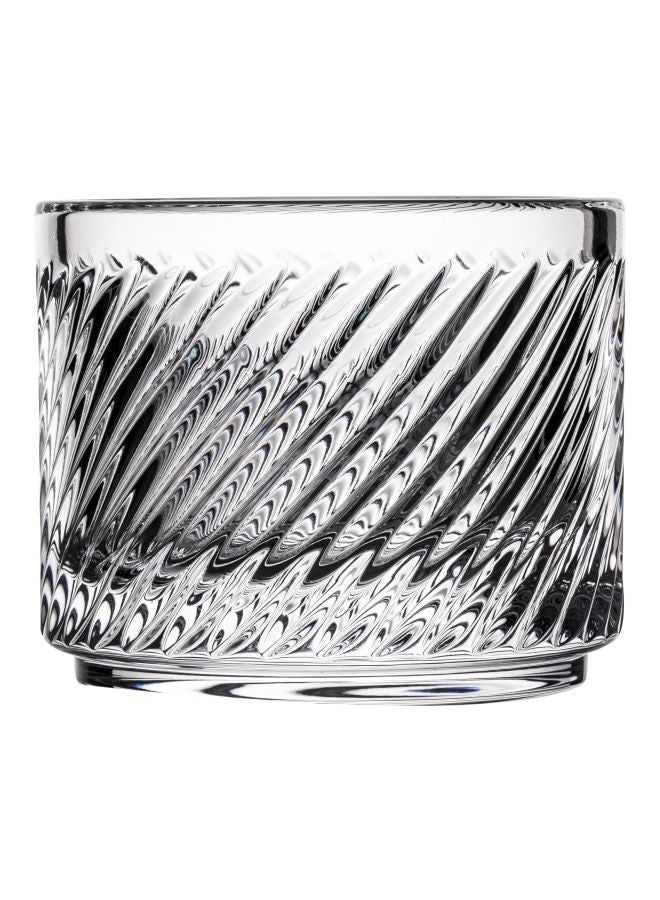 Game Decorative Canasta Pattern Bowl Clear 10cm