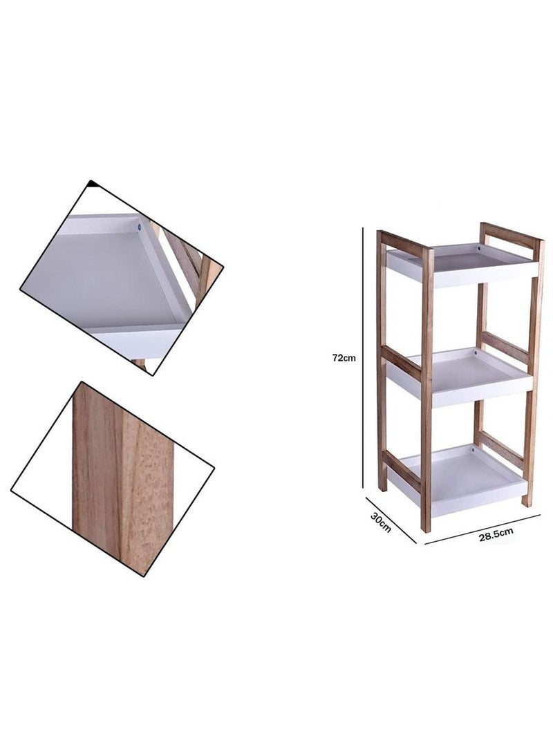 Wooden Multipurpose Storage Organizer Rack