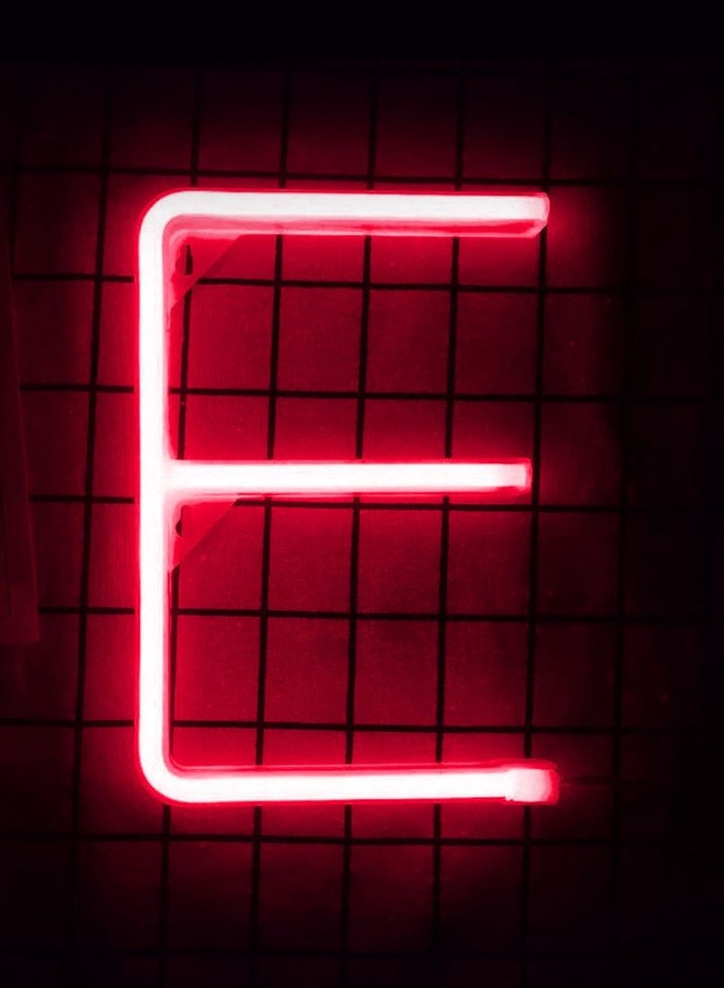 LED Neon Flex Letter Light E 30x21cm