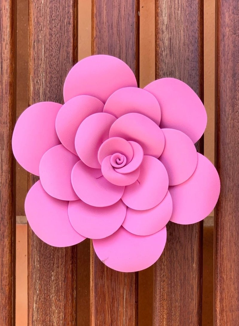 3D Foam Flower Wall Décor Lilac Color 26x26cm